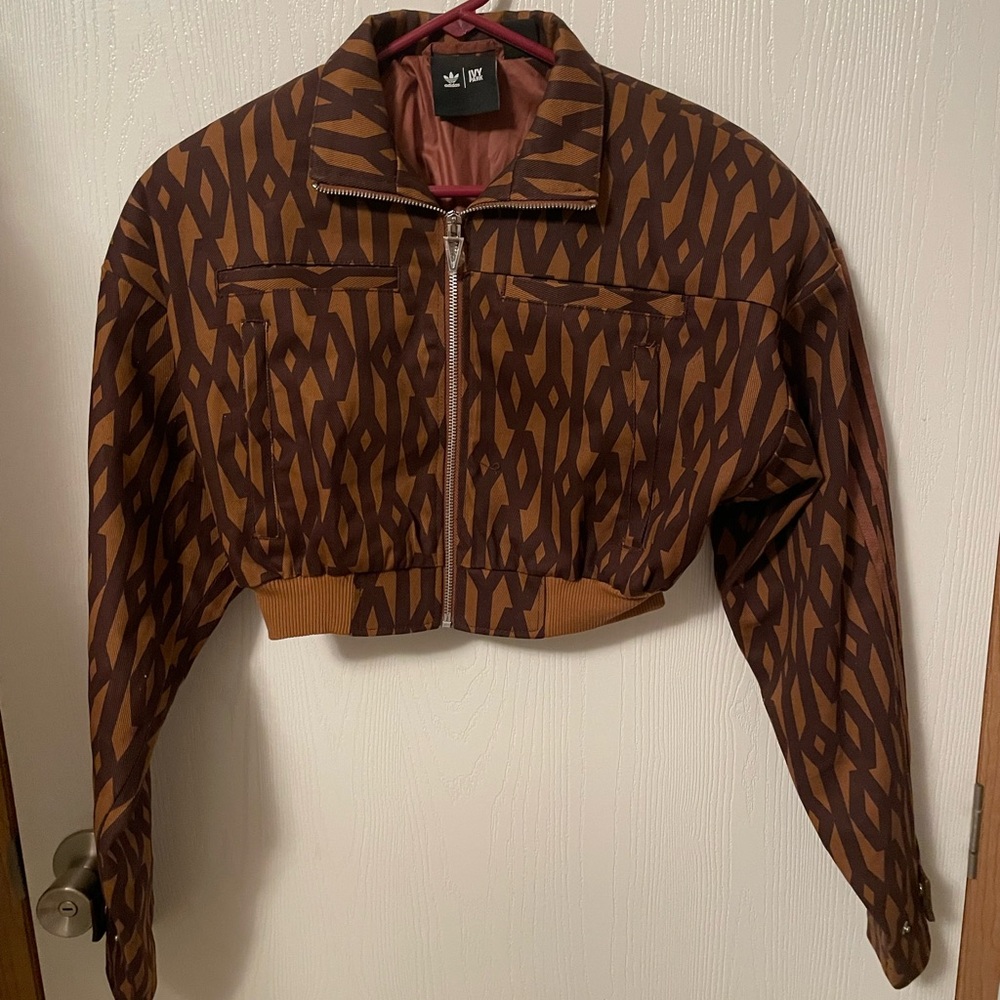 Adidas x IVY PARK Set Wild Brown "Ivy Park" Jacket & Zipper Pants RARE SOLD OUT - Picture 3 of 16
